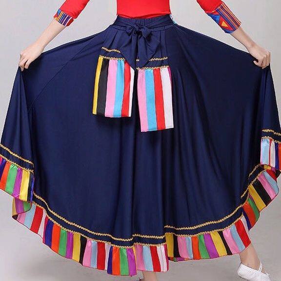 广场舞跳舞服装女藏式大