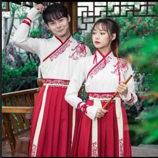 汉服女改良古装仙女凤歌鸾魏晋中国风飘逸清新淡雅武侠风日常襦裙
