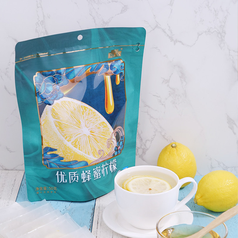 买2送1开古蜂蜜冻干柠檬片蜂蜜柠檬干片茶水果茶50g袋装冷泡水喝