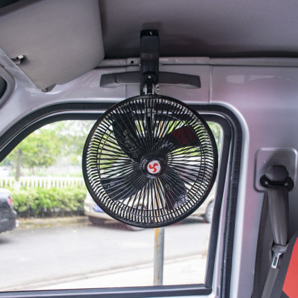 汽车车载电风扇点烟器头款式 面包车12伏 大货车24V 降温散热摇头