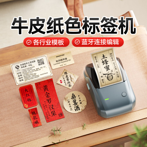精臣B1牛皮纸色标签打印机