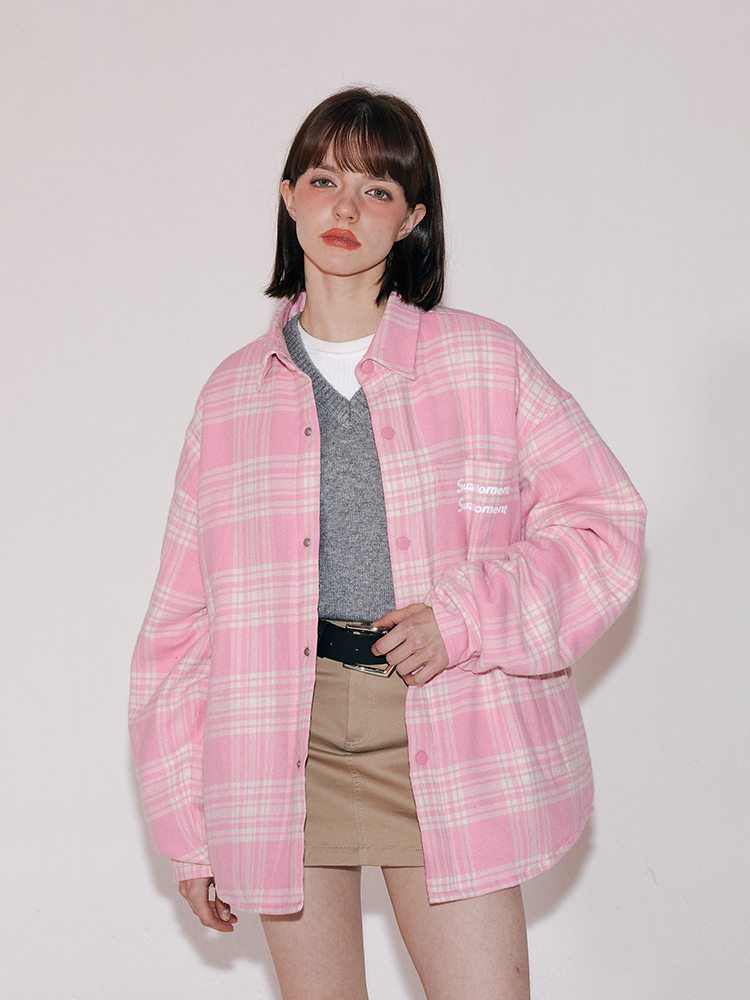 字母印花棉服SuaMoment