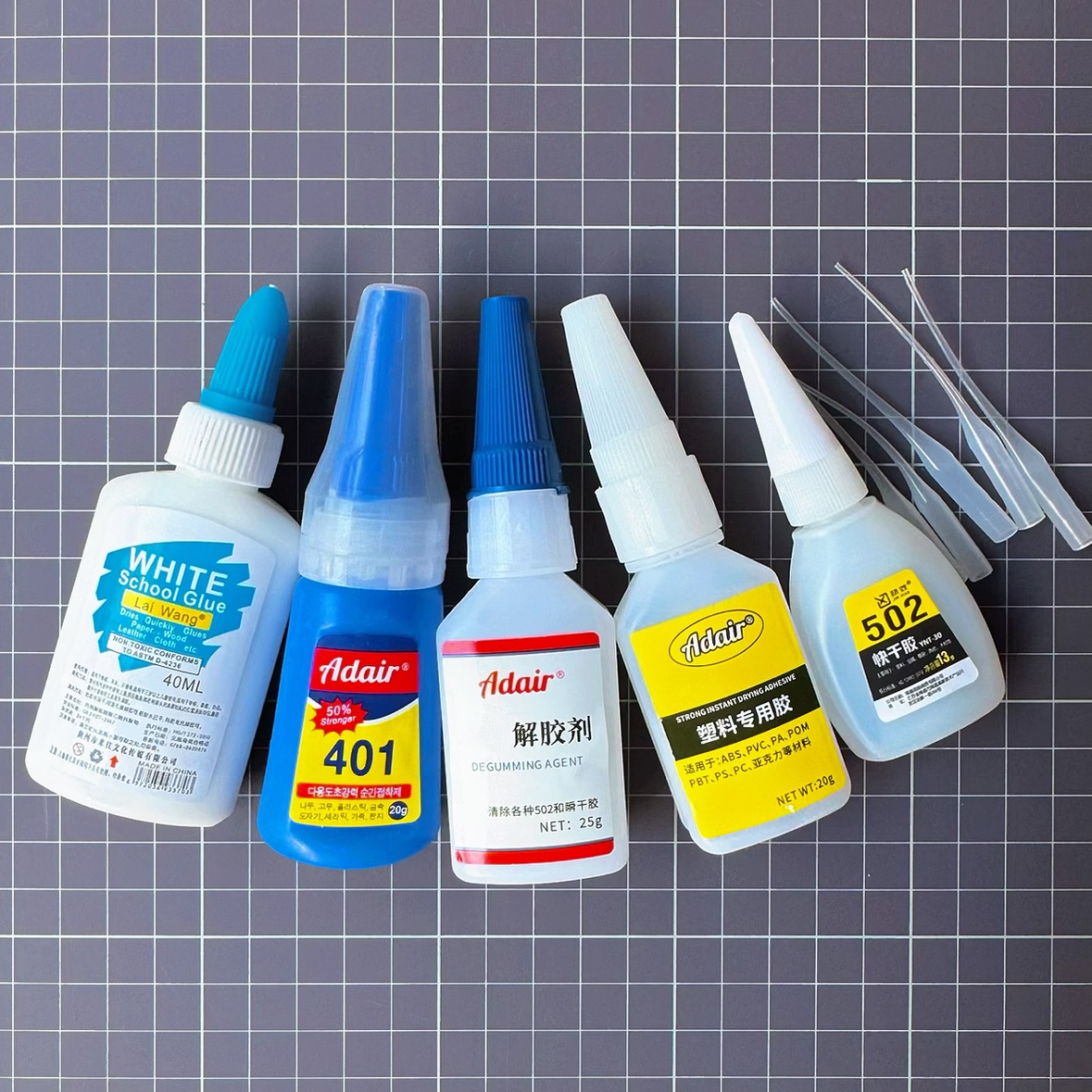 白乳胶401胶水超轻粘土模型