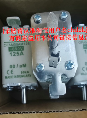 原装 熔断器OFAM00AM125 1SCA022324R8880