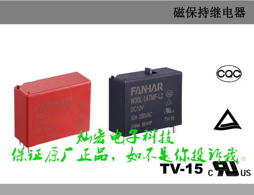 全新原装 正品Fanhar继电器W30L-1ATM-L2-DC12V 采购先联系库存