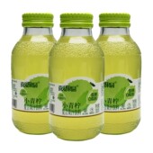 喜爱果园小青柠汁300克x12 24瓶维C果汁饮清香酸甜早餐火锅饮料
