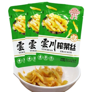 备得福云川鲜香味榨菜丝40克不辣开袋即食下饭菜拌饭拌面配粥