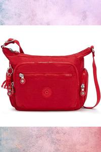 凯普林Kipling Gabbie代购专柜流行红色女士包袋时尚女包斜挎包