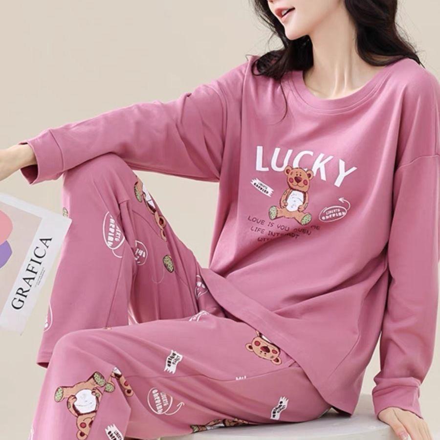 睡衣套装大码休闲家居服宽松