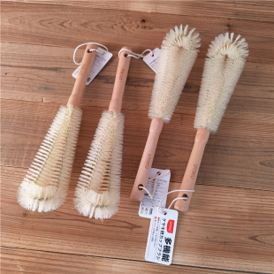 多功能实木杯刷保温杯子刷壶刷 无死角清洁 出口岛国 质感榉木