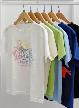 马力欧印花短袖T恤儿童童装474632 474633 474630 474629 474634