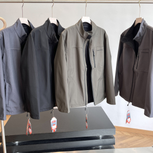 男装 25春季 休闲夹克外套男 防风防泼水软壳冲锋衣 品P订单