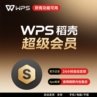 wps超级会员一月一天一小时 wps会员三天一周 稻壳会员简历模板