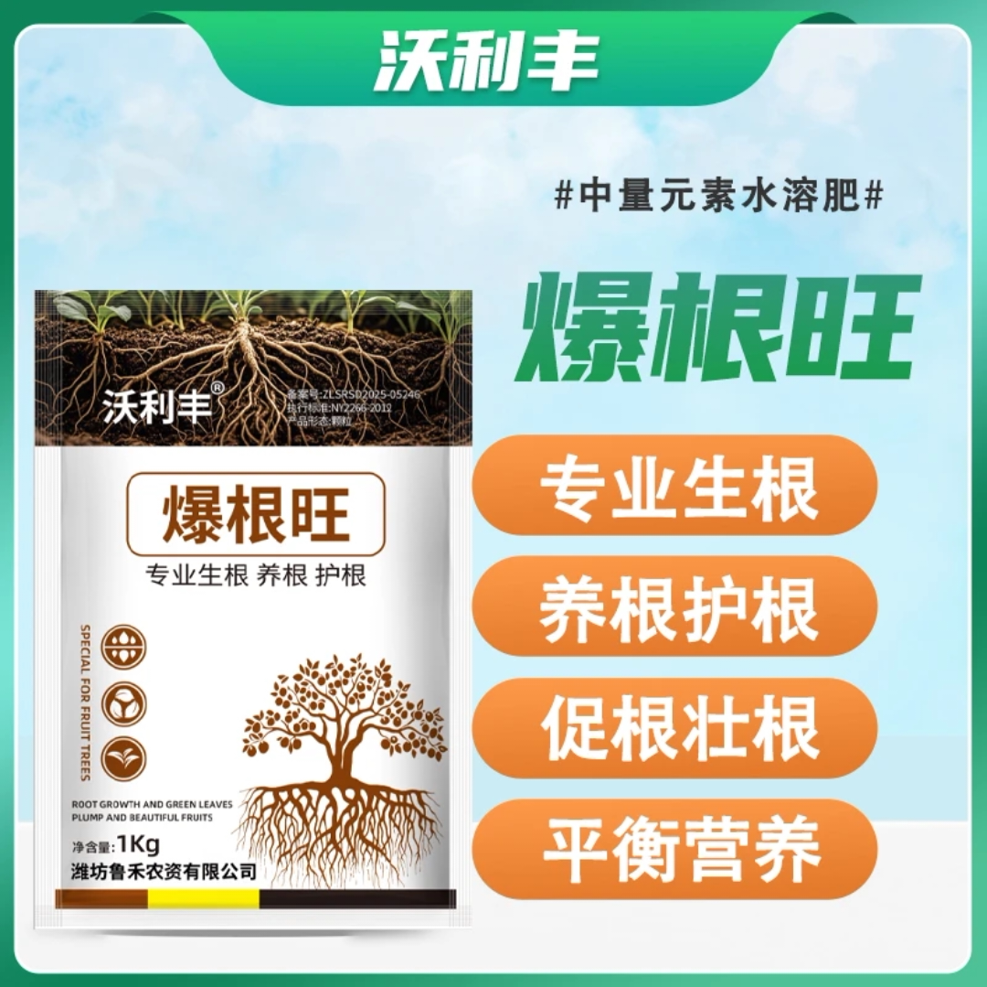 沃利丰爆根旺专业生根养根护根平衡营养家庭园艺颗粒缓释肥料图片