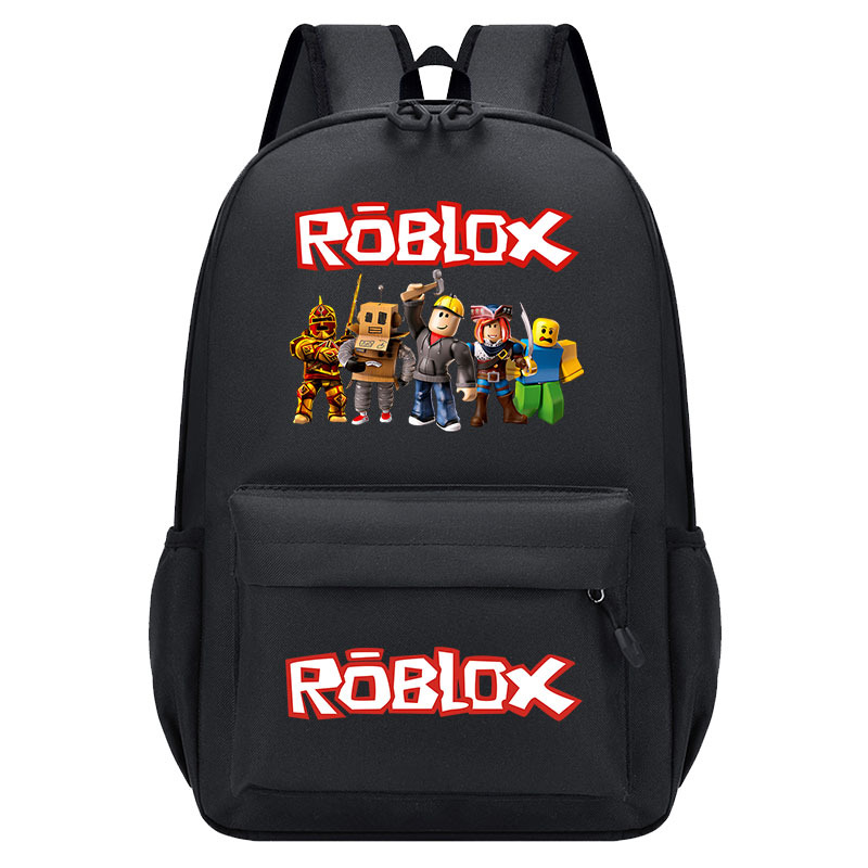 roblox书包男孩虚拟世界罗布乐思周边儿童双肩背包中小学生护脊潮
