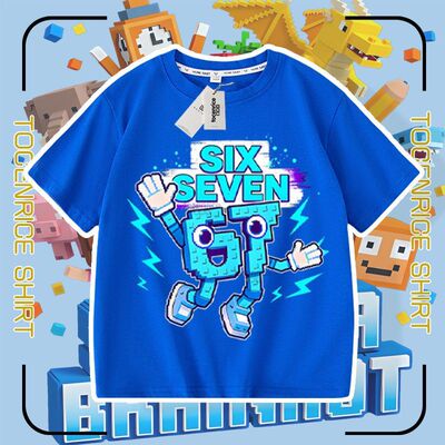 Steal a Brainrot儿童衣服短袖t恤roblox偷走一颗脑红shirt夏季潮