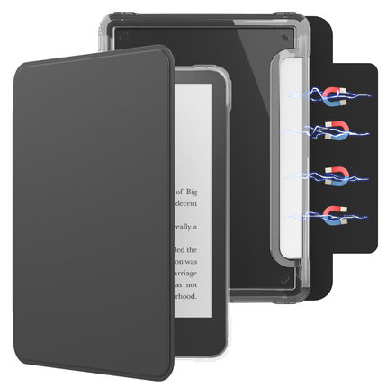 Kindle Paperwhite 12代保护套KPW1/2/3/4/5/6亚克力磁吸分离可拆卸皮套