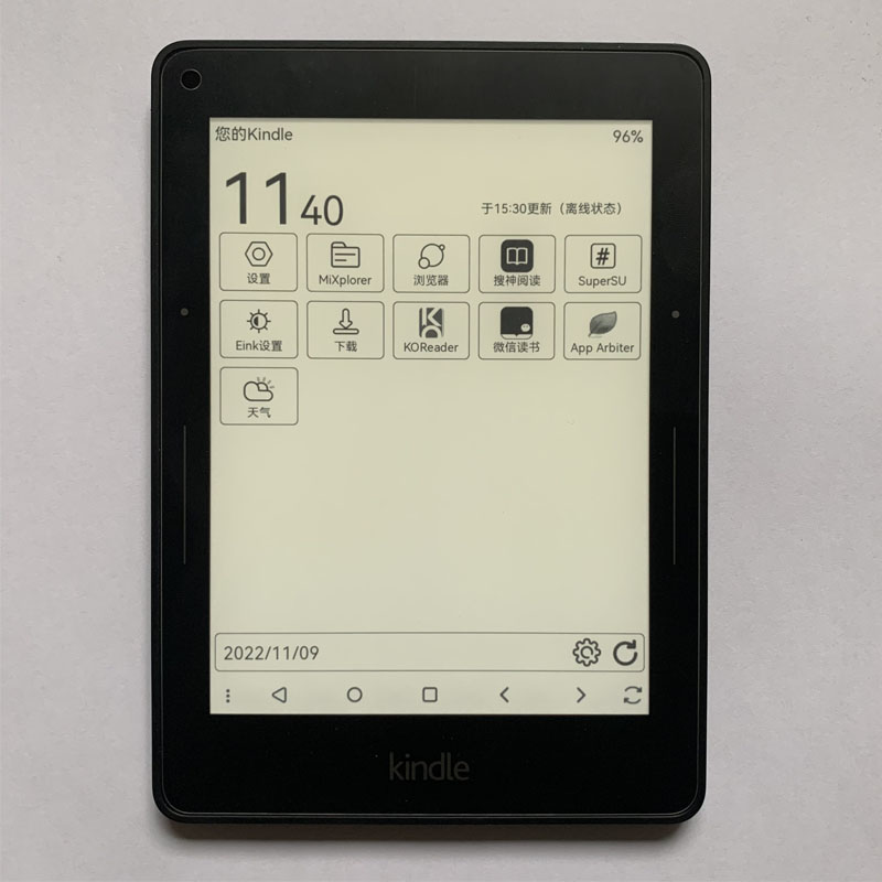 kindle pw345电子书安卓刷机越狱oasis123voyagekoreader558499