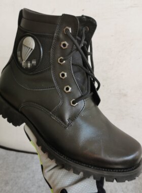 5302库存真皮羊毛短靴男冬季保暖高帮户外防寒棉靴短腰东北棉皮鞋