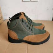 05棉鞋 黄绿色系带保暖男冬季 加绒防滑结实老式 3539库存正品 防寒鞋