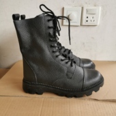 出口尾单库存清仓高帮皮靴马丁靴男式 战靴机车靴底价处理