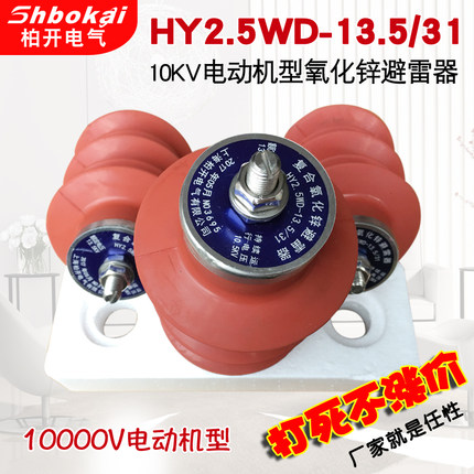 HY2.5WD-12.7/31氧化锌避雷器YH2.5CD-12.7/28电动机13.5/31 10KV