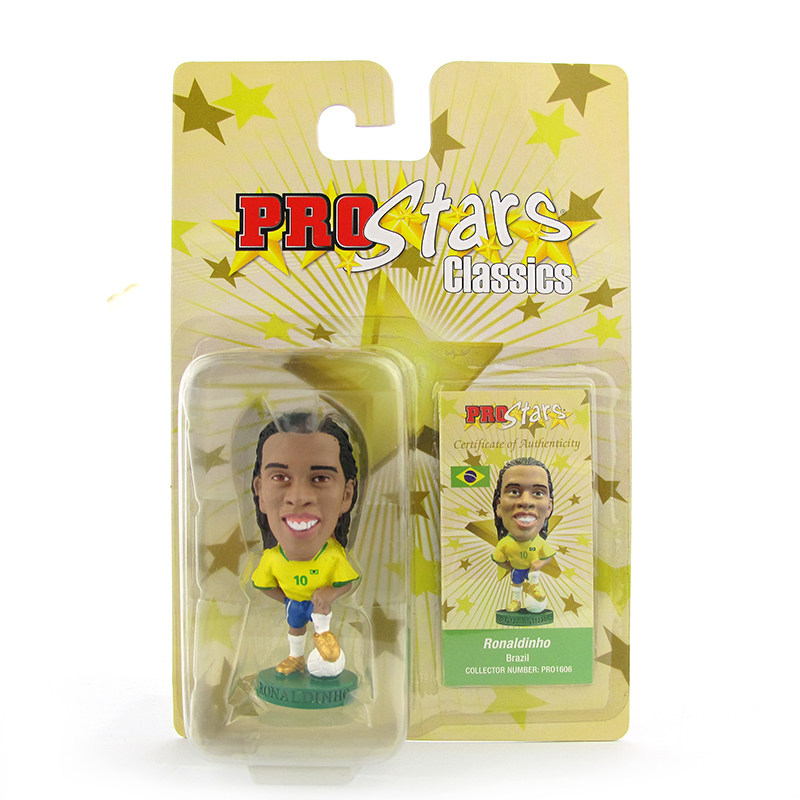 Prostars世界杯巴西主场 罗纳尔迪尼奥Ronaldinho小罗 球星玩偶