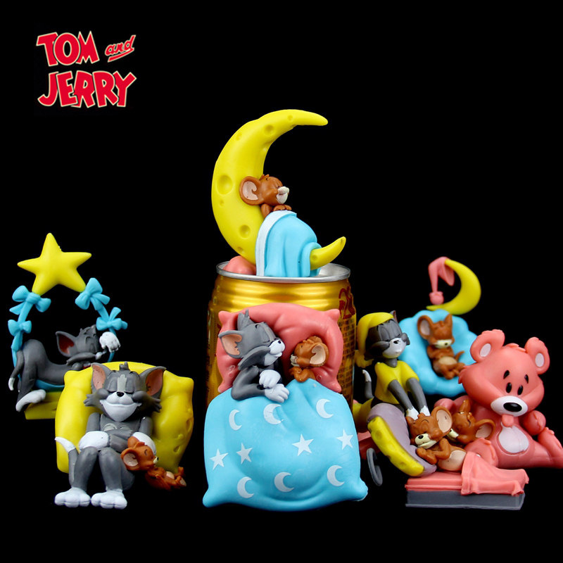 tom and jerry猫和老鼠甜蜜梦境日常盲盒装汤姆杰瑞手办车载摆件