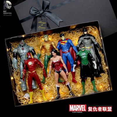 正义联盟DC英雄超人蝙蝠侠摆件