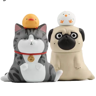 正版三代吾皇万睡巴扎黑盲盒第三弹日常全套网红手办车载猫咪摆件