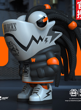 正品WAZZUP第六弹变色龙第六弹盲盒脏辫艺术系列潮玩公仔手办摆件