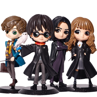哈利波特魔法世界盲盒赫敏纽特罗恩马尔福潮玩人偶摆件手办礼盒装
