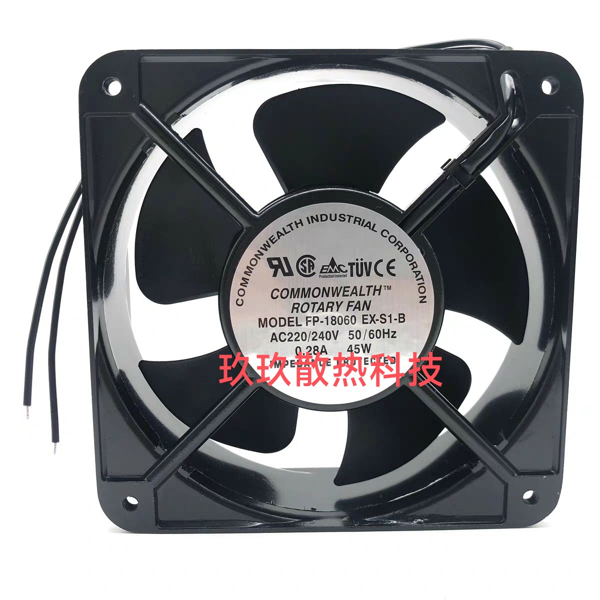 全新三协18CM FP18060 EX-S1-B 220V380V 0.45A 65W 机柜散热风扇