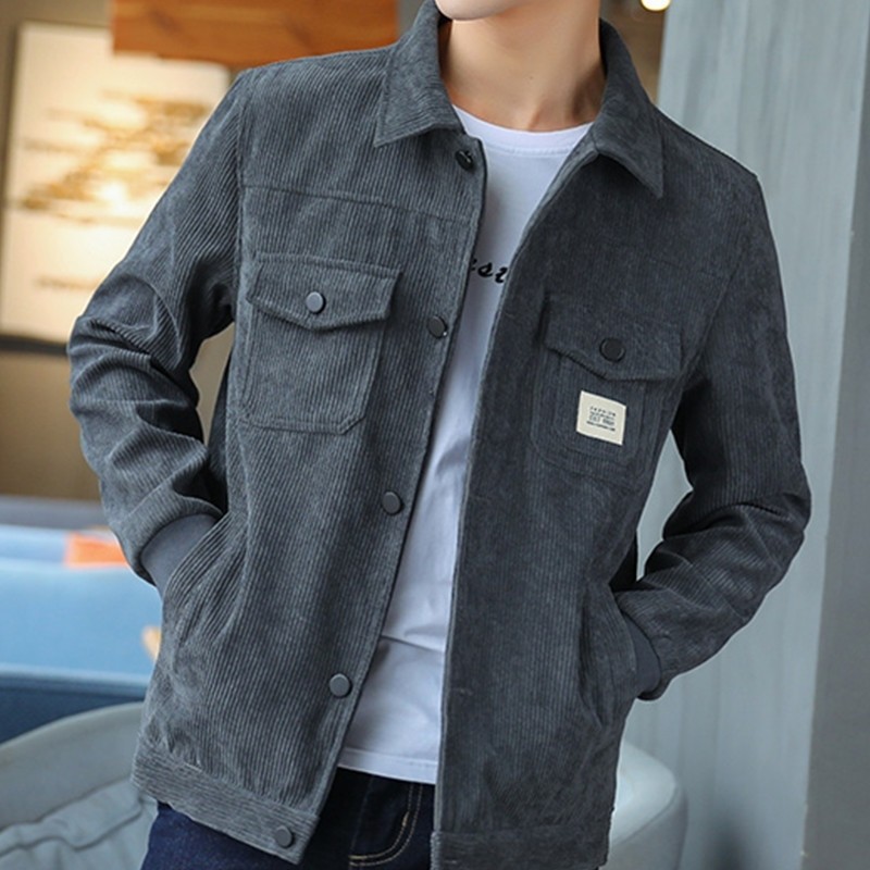 夹克外套男秋季韩版潮流休闲牛仔外衣公子361花A21以纯官方旗舰店