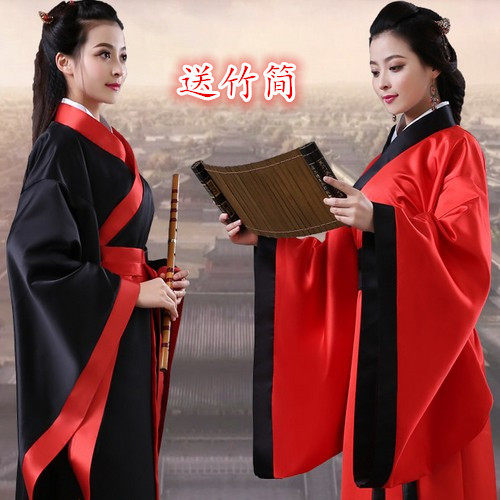 古装汉服男女成人礼仪服装国学班教书先生弟子规孔子学院服装表演