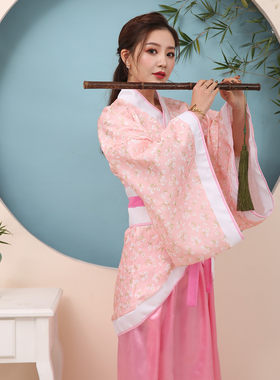 古代改良风成人礼广袖襦裙仙女服