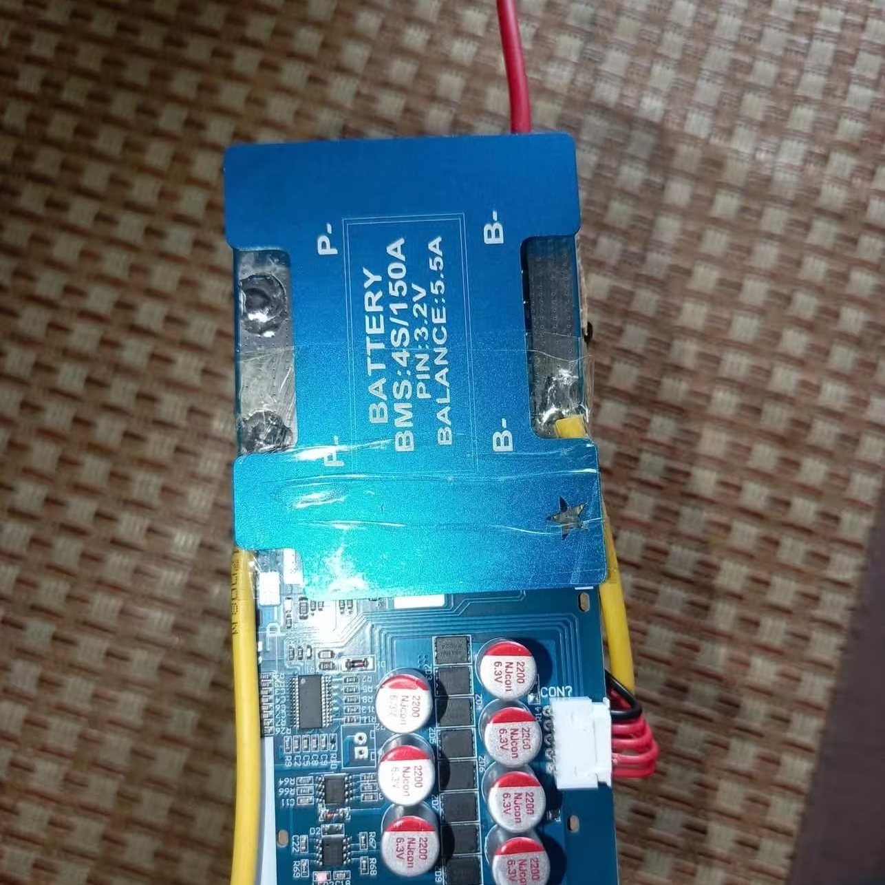 4串200A保护板 带主动均衡 电容式主动均衡12V 保护板4S保护板