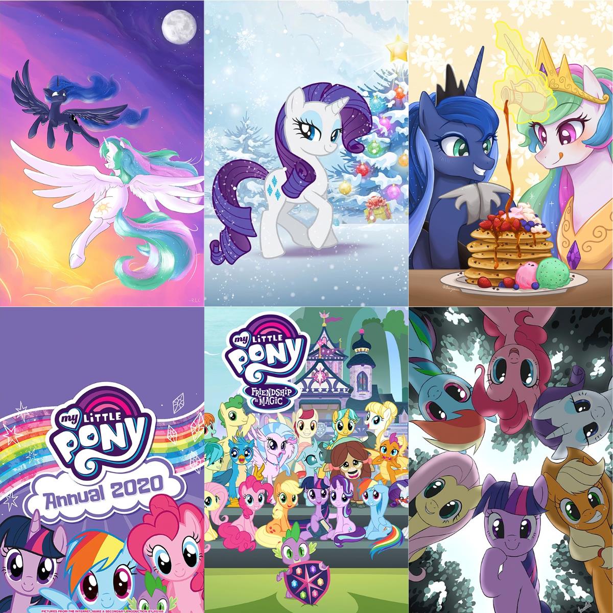 小马宝莉卡通动漫自粘背胶超大海报纸墙贴画卧室宿舍装饰防水定制