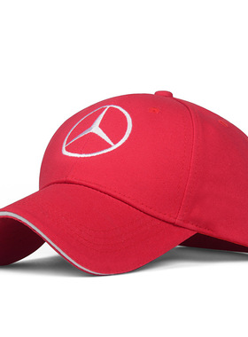 户外赛车运动棒球帽子刺绣汽车标志遮阳鸭舌帽4s店活动广告礼品帽