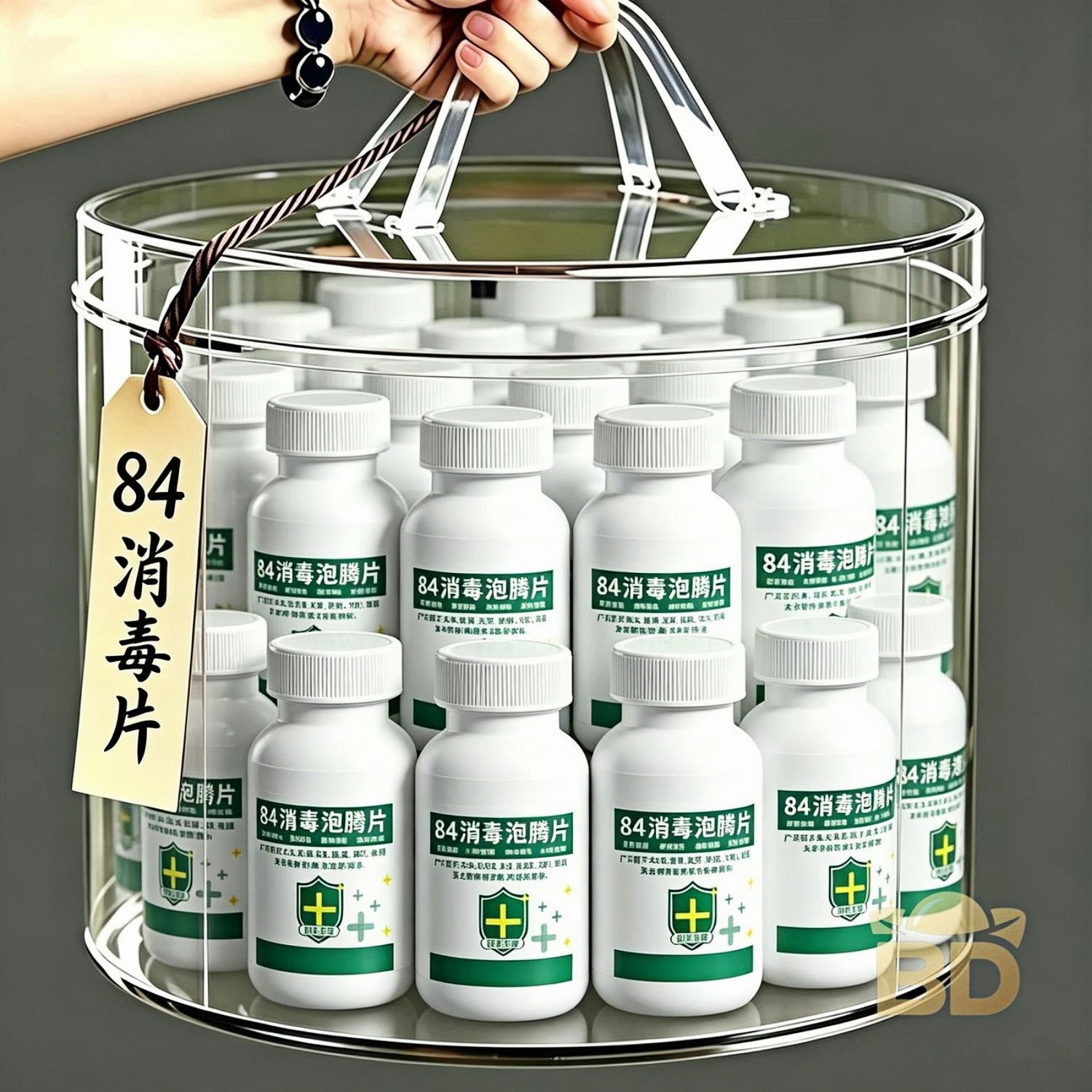 84消毒液消毒泡腾片含氯消毒片衣物漂白泳池地板家用衣物除菌剂