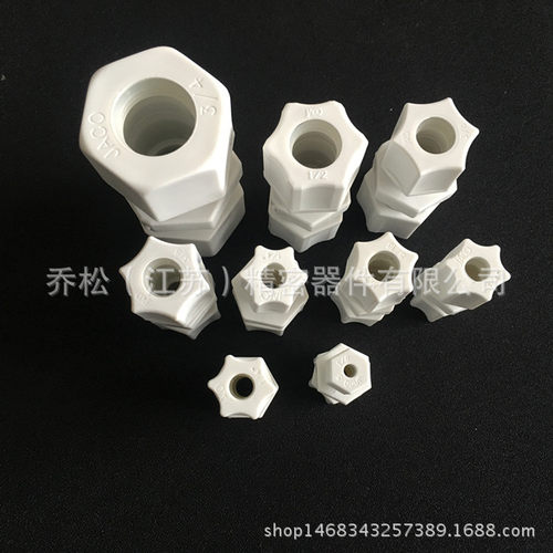 JACO PP双卡套接头直通/由令直接头/PP塑料接头/耐酸碱耐腐蚀