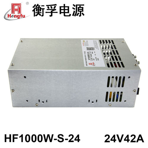 HF1000W-S-24衡孚AC220V转直流DC24V42A单路输出大功率开关电源