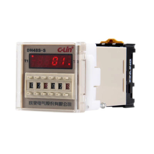 欣灵 dh48s-s 循环继电器 双设定 ac220v 定时器同jss48a-s
