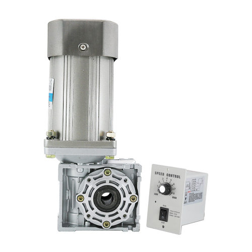 NMRV040立式蜗轮减速机250W交流无极调速电机220V单相家用小马达