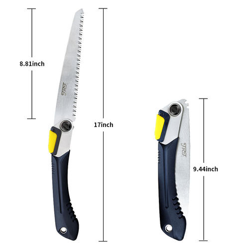 Folding Saw Heavy Duty Extra Long 9 Inch Blade Pruning Saw