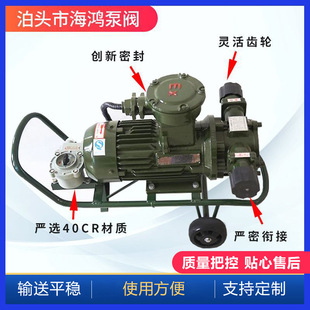 HPB移动式滑片泵自吸泵轻油泵清油泵移动抽节能高效齿轮泵