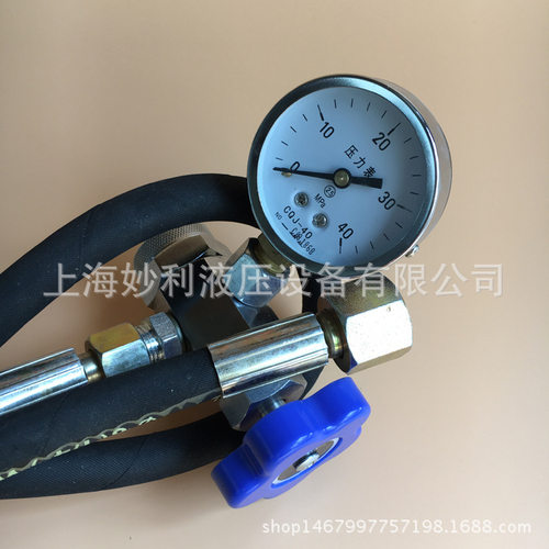 QC12Y液压剪板机充气工具 蓄能器氮气充氮工具CQJ-16/25/40MPA