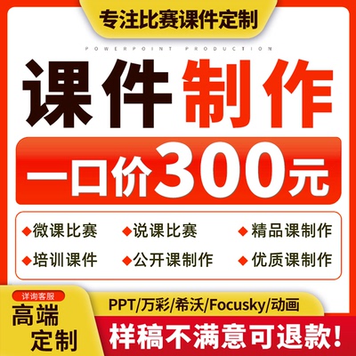 代做课件PPT制作微课参赛视频基础教育精品课说课稿教学设计比赛