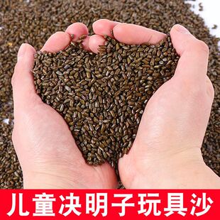 散装50斤100斤儿童决明子宝宝沙滩玩具沙子小孩室内沙池枕芯批发