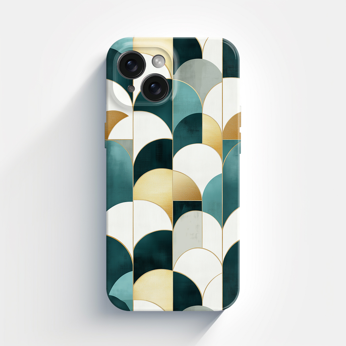 高级墨绿色艺术适用iPhone15promax14mini手机壳OPPOreno7华为mate50文艺vivoIQOONEO5小米13红米k60苹果16